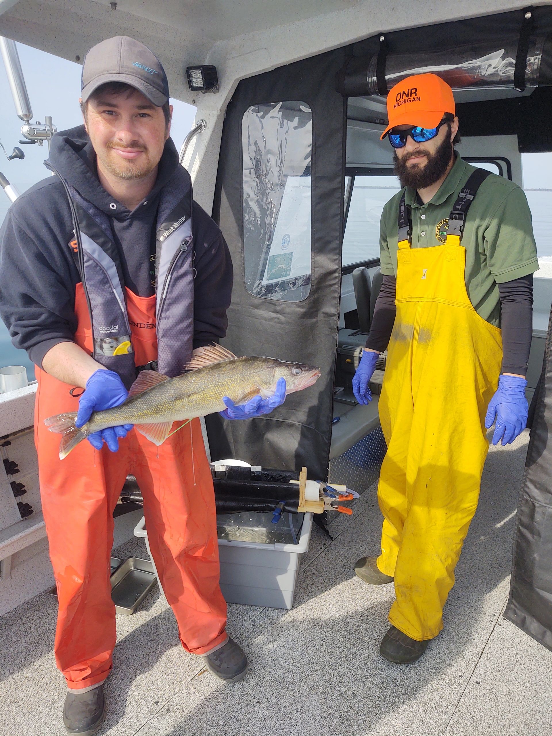 DNR Tagging Study/Saginaw Bay Au Gres Fishing Report 5/16/22